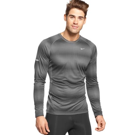 Nike Men's Long Sleeve Running Shirts 